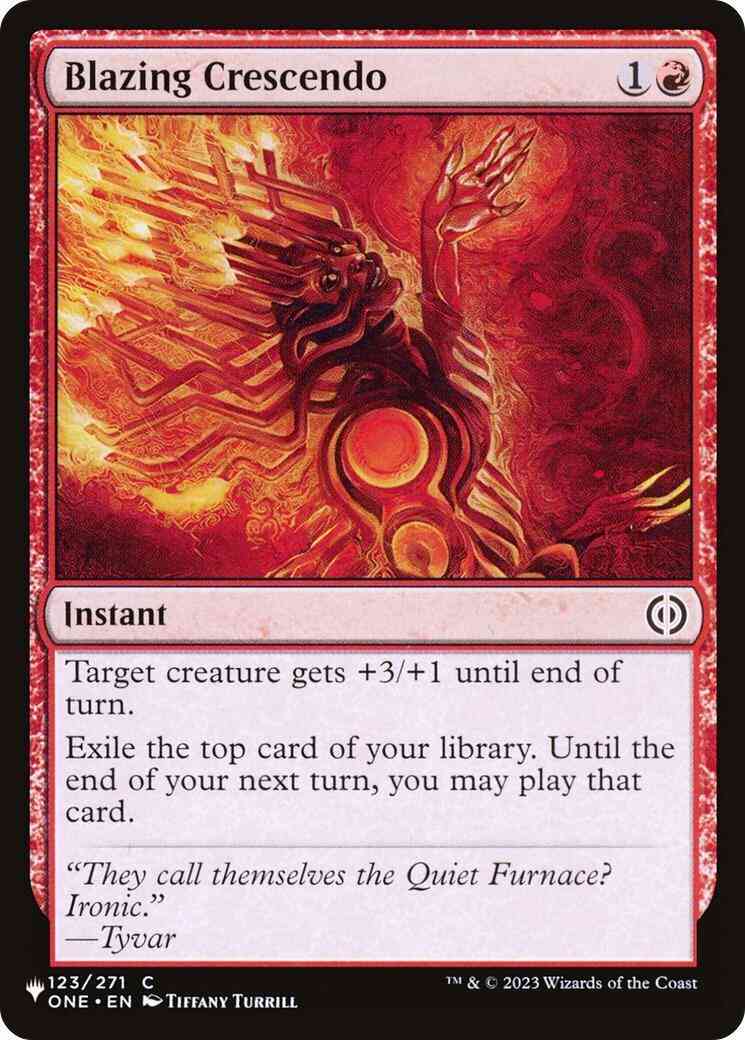 Blazing Crescendo [ONE-123] [The List] [Non-Foil]