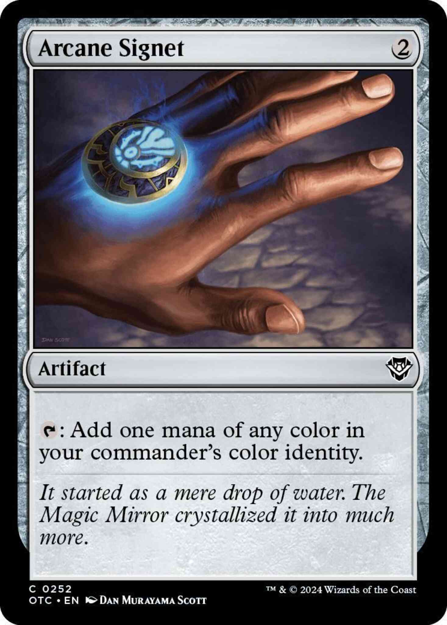 Arcane Signet [252] [Outlaws of Thunder Junction: Commander] [Non-Foil]