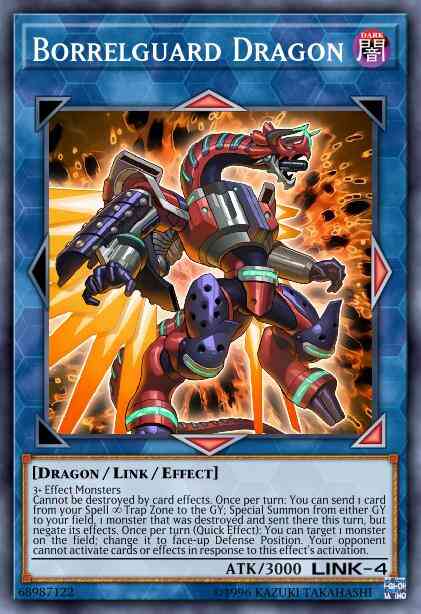 Borrelguard Dragon - BLRR-EN044 - Secret Rare - 1st Edition