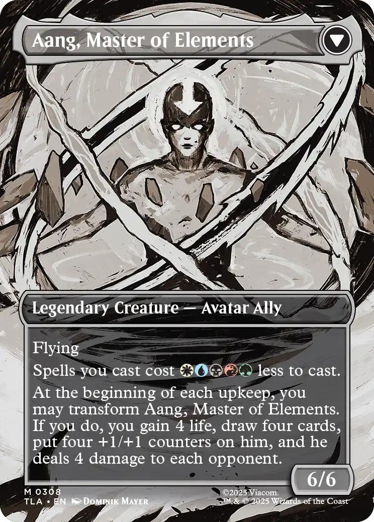 Avatar Aang // Aang, Master of Elements [308] [Borderless] [Scene] [Avatar: The Last Airbender] [Non-Foil]