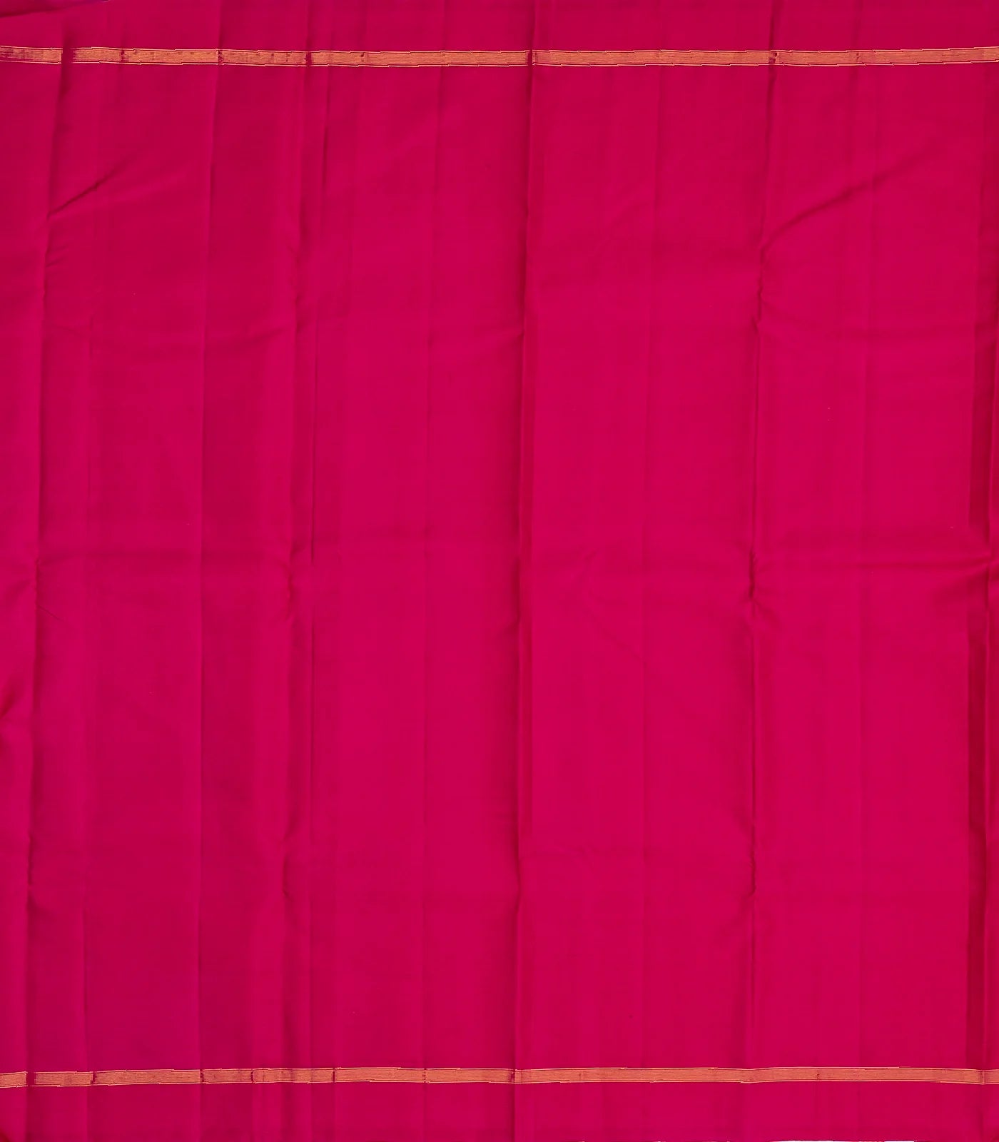 Purple Handloom Kanchipuram Silk Saree With Stripes & Annam Buttas