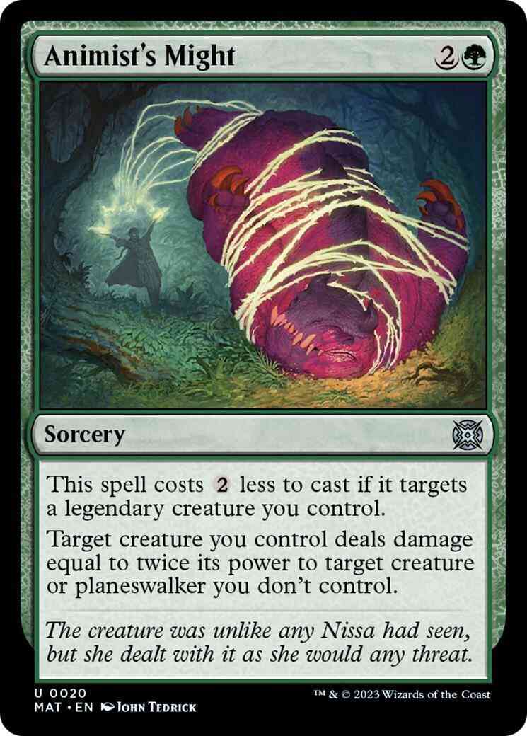 Animist's Might [20] [March of the Machine: The Aftermath] [Non-Foil]