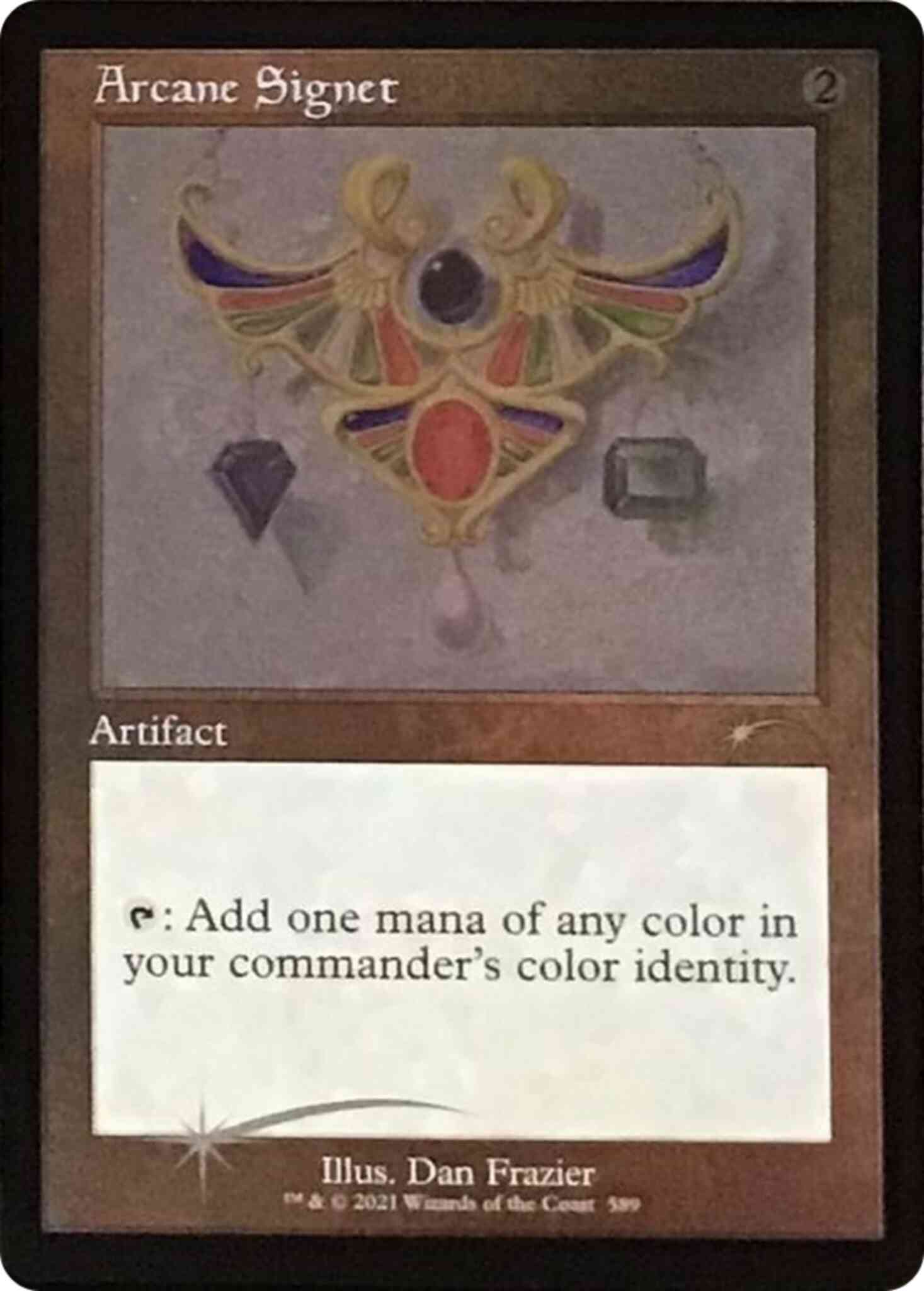 Arcane Signet [0589] [Retro Frame] [Dan Frazier] [Secret Lair Drop] [Non-Foil]