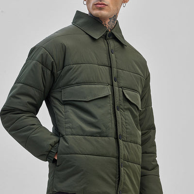 Olive Double Pocket Jacket
