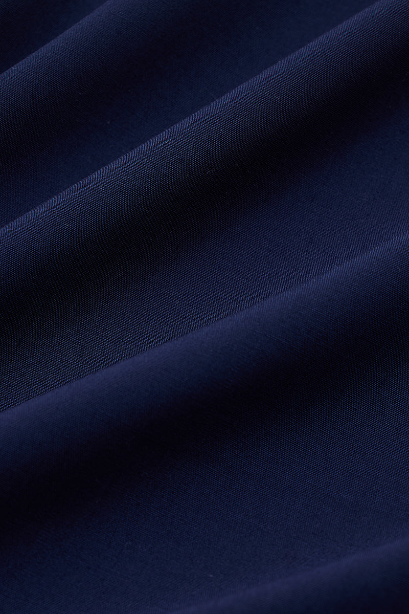 Dark Blue Slim Fit Stretch Shirt