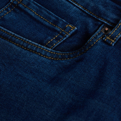 Navy Tapered Fit Jeans