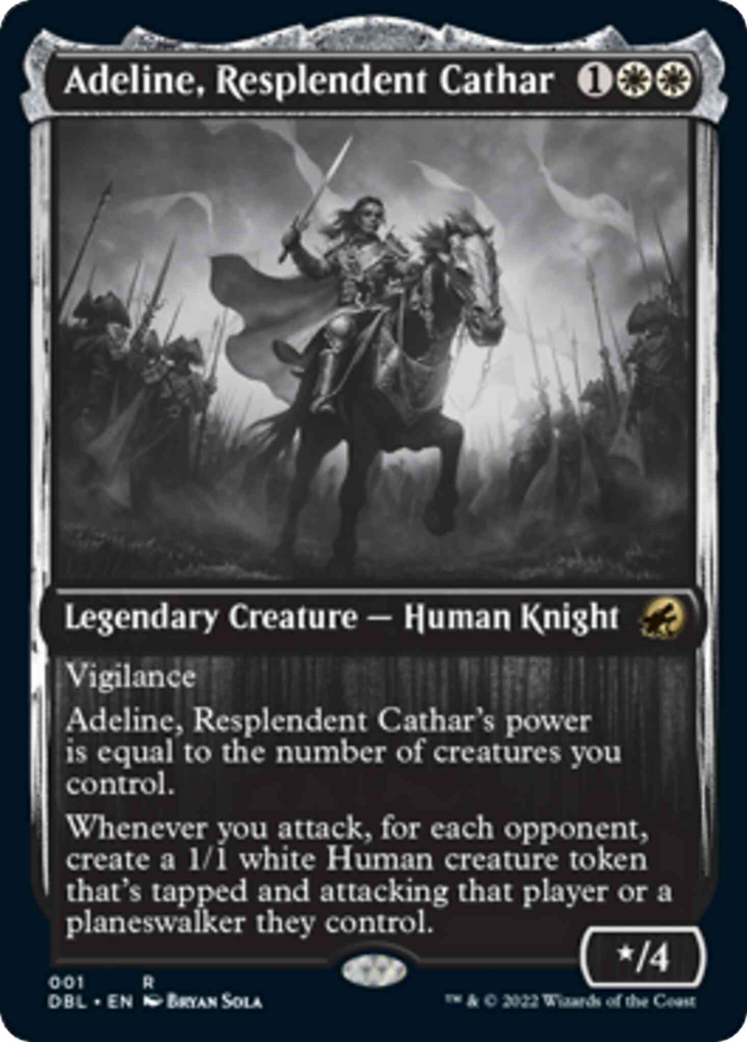 Adeline, Resplendent Cathar [1] [Innistrad: Double Feature] [Non-Foil]
