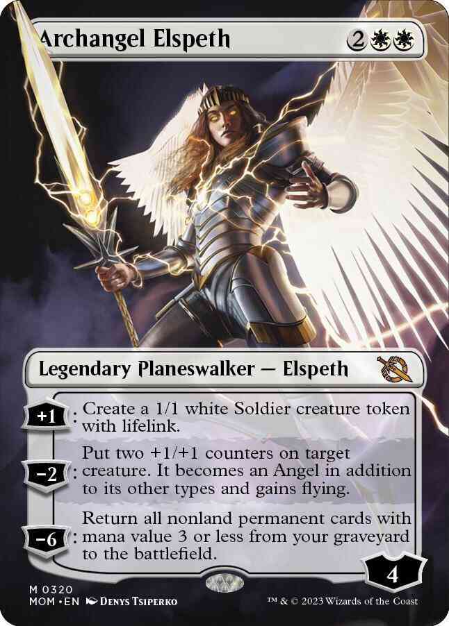 Archangel Elspeth [320] [Borderless] [March of the Machine] [Non-Foil]