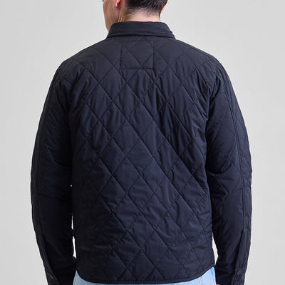 Black Double Pocket Relaxed Fit Jacket