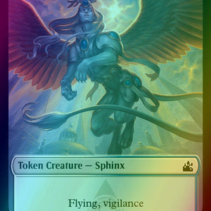 Bird Token (01) // Sphinx Token (17) [Ravnica Remastered: Tokens] [Foil]
