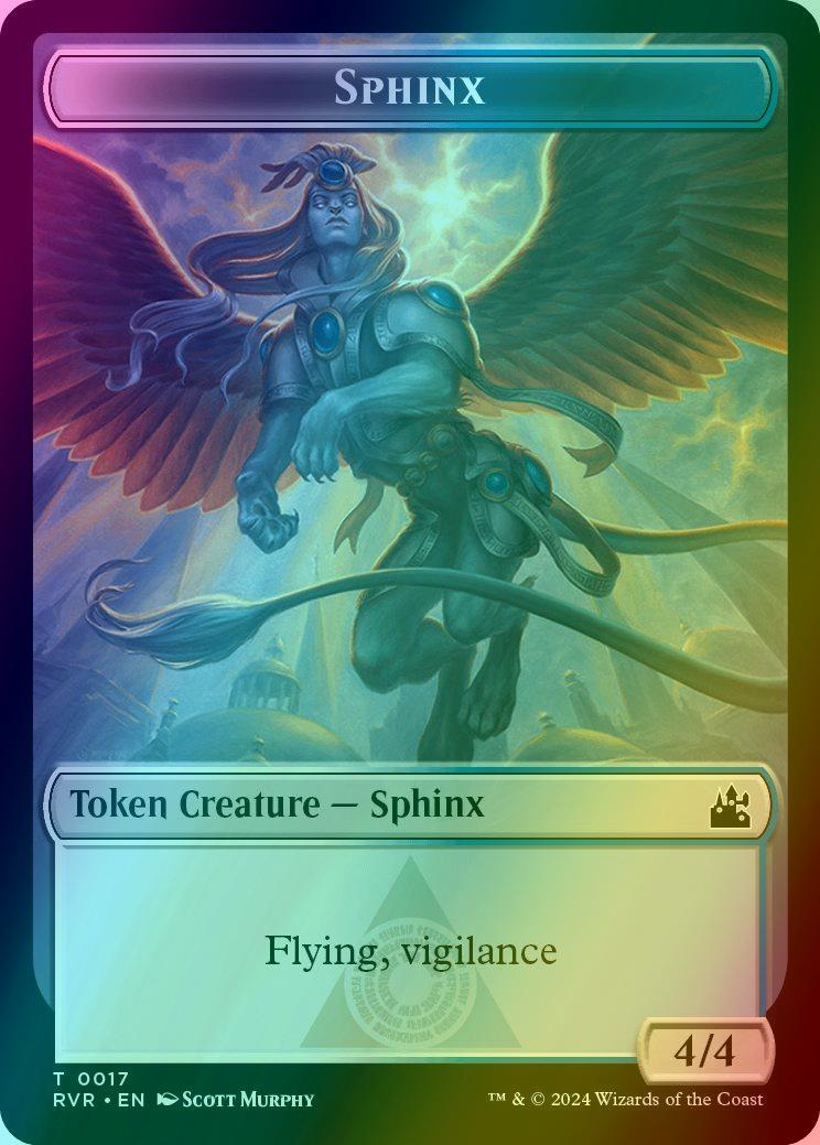 Bird Token (01) // Sphinx Token (17) [Ravnica Remastered: Tokens] [Foil]