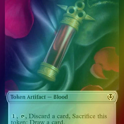 Blood Token (21) // Vampire Token (07) [Innistrad Remastered: Tokens] [Foil]