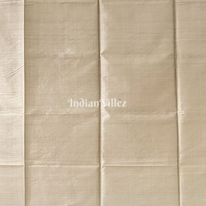 Black with Grey Handwoven Soft Silk Saree