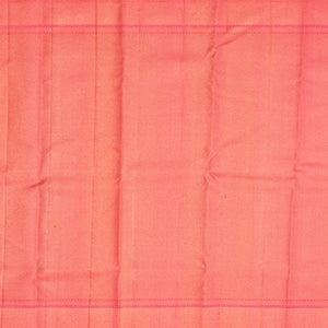 Pink Handloom Kanchipuram Silk Saree With Floral Motifs