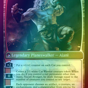 Ajani, Nacatl Pariah // Ajani, Nacatl Avenger [237s] [Prerelease] [Modern Horizons 3: Promos] [Foil]