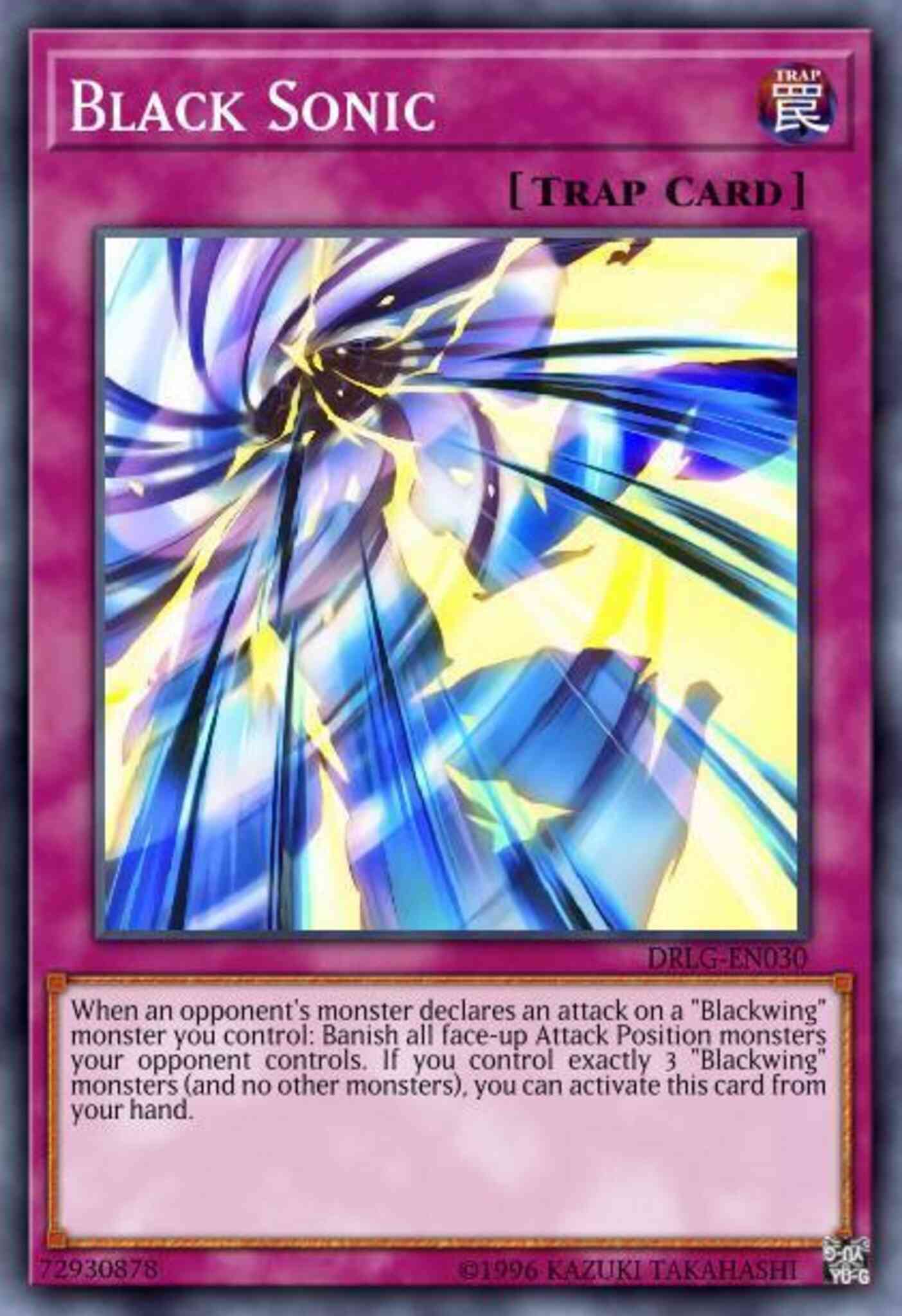 Black Sonic - DRLG-EN030 - Secret Rare - Unlimited