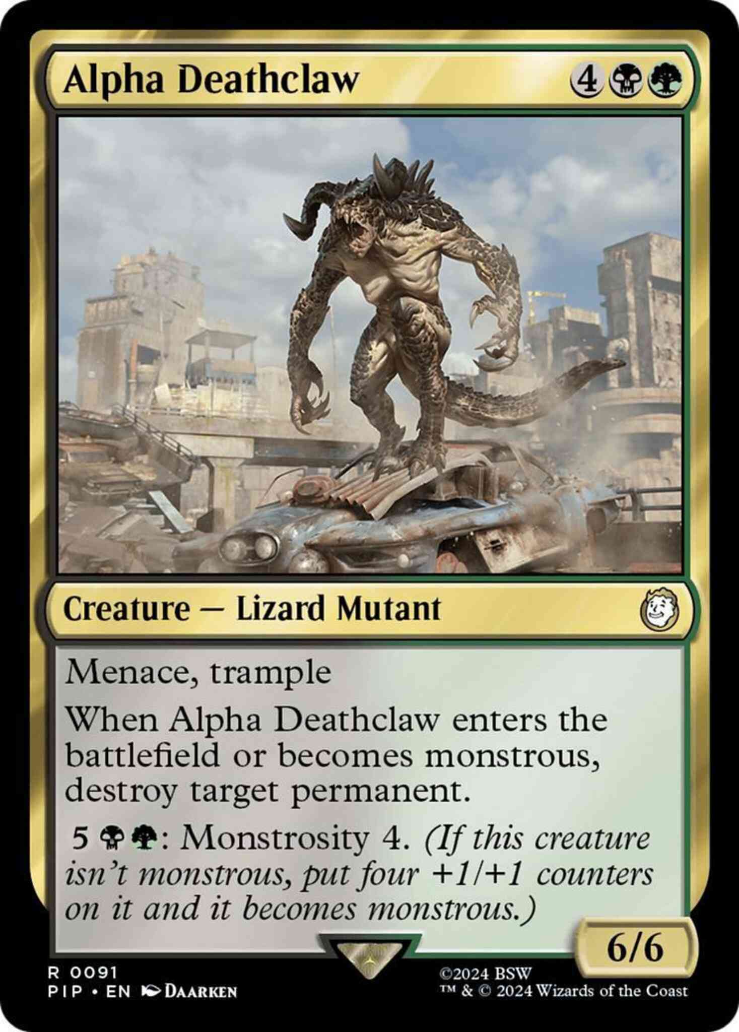 Alpha Deathclaw [91] [Fallout] [Non-Foil]