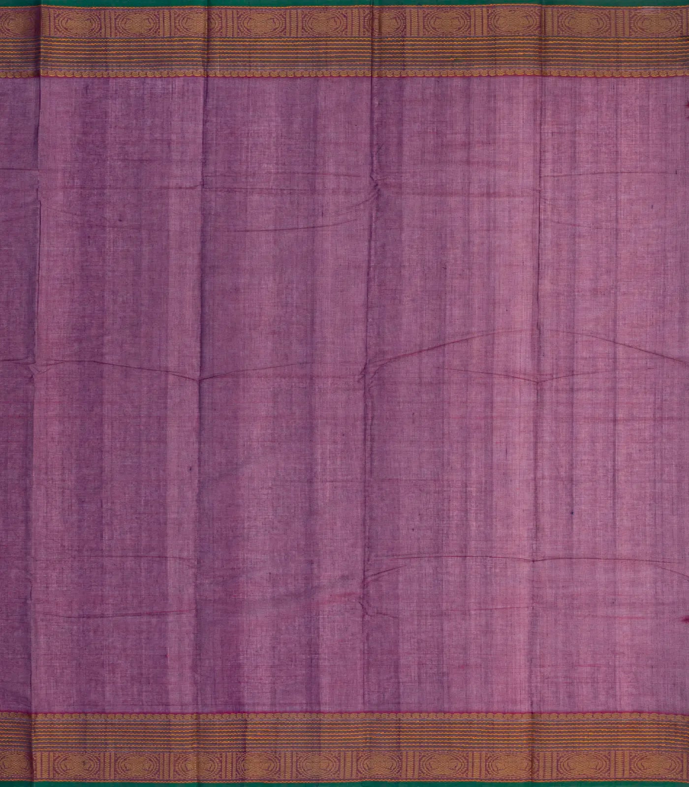 Purple Handloom Kanchi Cotton Saree With Annam Buttas