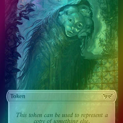 Beast Token (03) // Copy Token (01) [Duskmourn: House of Horror: Tokens] [Foil]