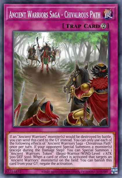 Ancient Warriors Saga - Chivalrous Path - BLVO-EN074 - Common - 1st Edition