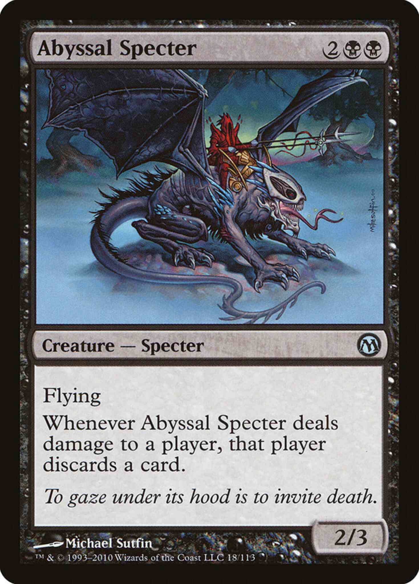 Abyssal Specter [18] [Duels of the Planeswalkers] [Non-Foil]