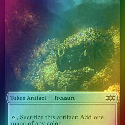 Angel Token (03) // Treasure Token (27) [Double Masters Tokens] [Foil]