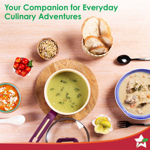 Bellagio Sauce Pan | 16 cm | 1.4 L | Non-Stick Ceramic Coating  Non-Toxic|by blacktree