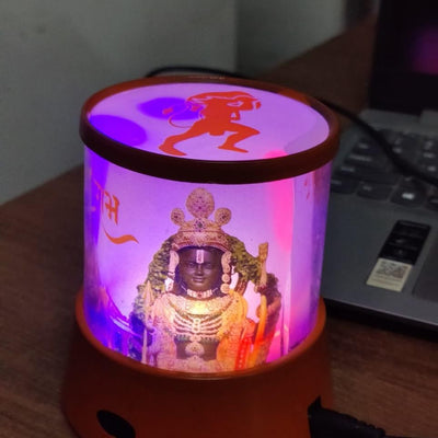 Shree Ram Temple 3D Lamp