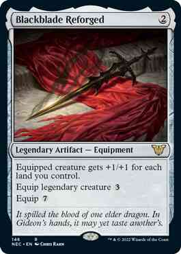 Blackblade Reforged [146] [Kamigawa: Neon Dynasty: Commander] [Non-Foil]