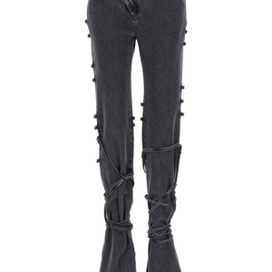 Alexander McQueen Jeans Asymmetric Closure