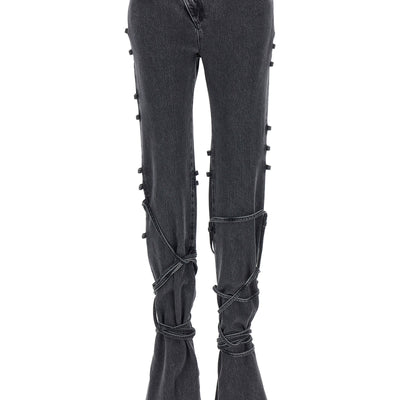 Alexander McQueen Jeans Asymmetric Closure
