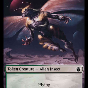 Alien Insect Token (19) // Alien Salamander Token (16) [Universes Beyond: Doctor Who: Tokens] [Non-Foil]