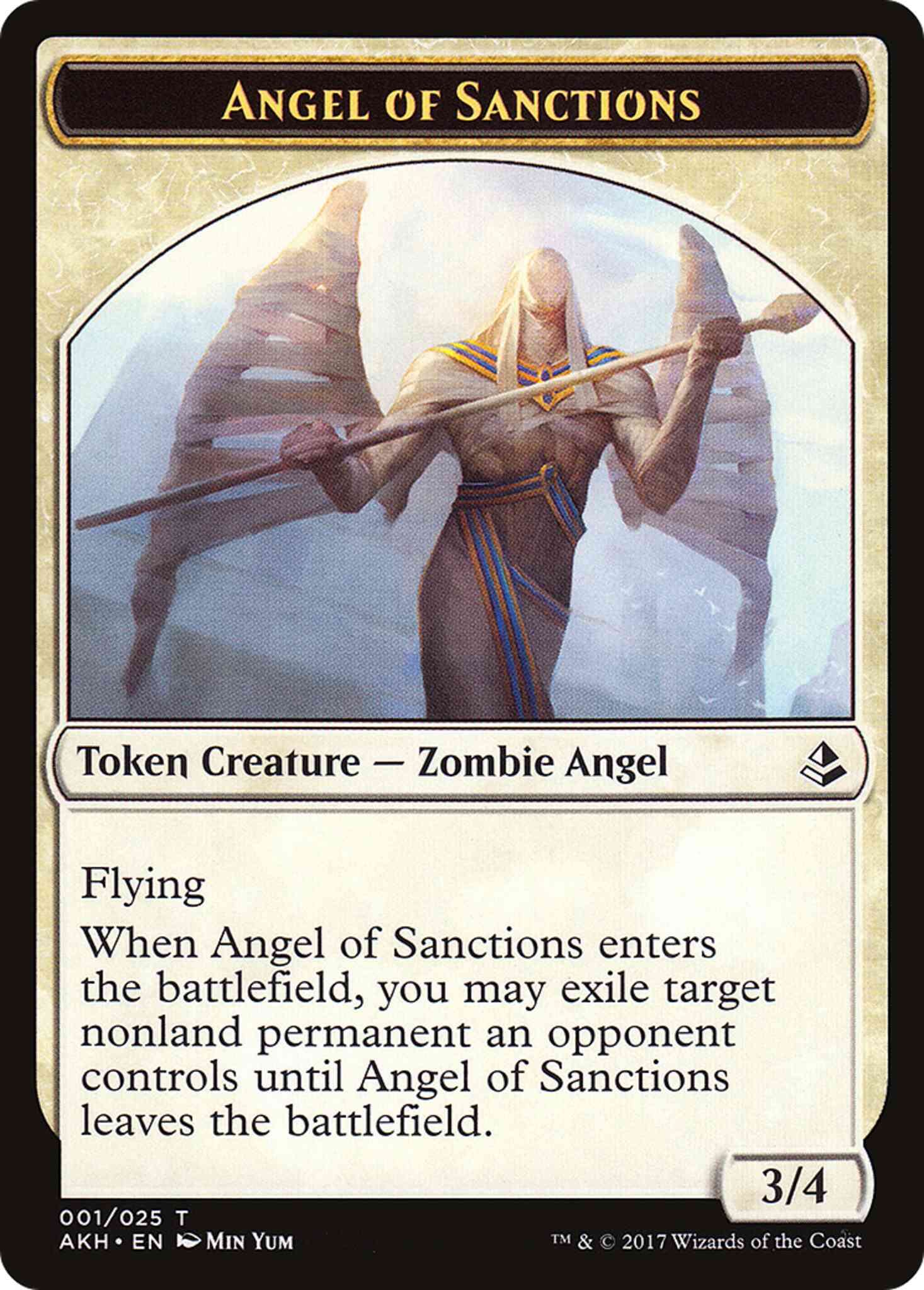 Angel of Sanctions Token (01) // Drake Token (18) [Amonkhet Tokens] [Non-Foil]