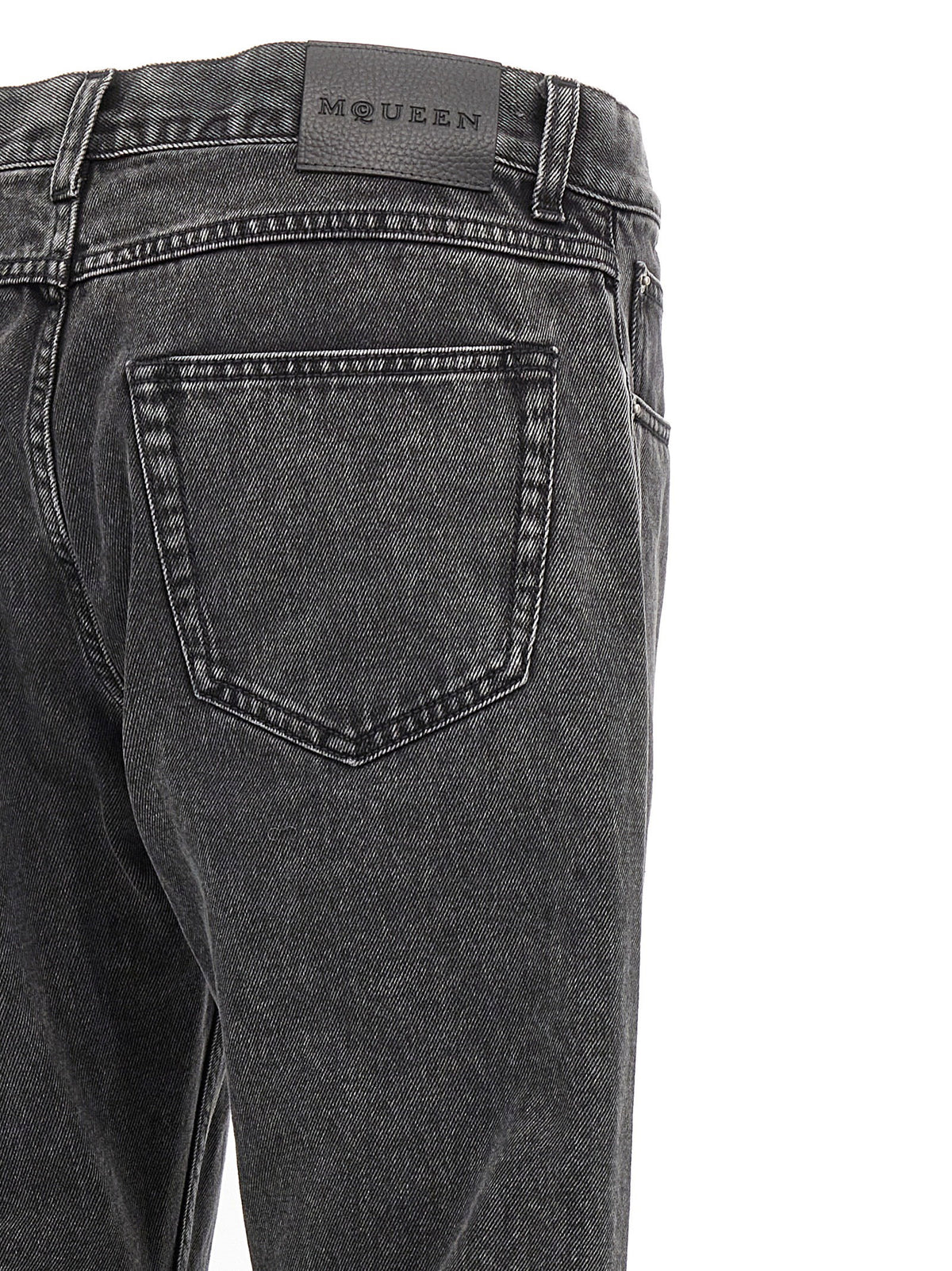 Alexander McQueen Metal Plate Jeans