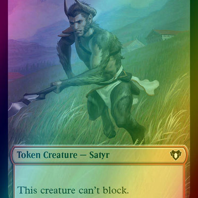 Bird Token (04) // Satyr Token (29) [Commander Masters: Tokens] [Foil]