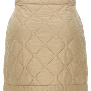 Burberry Quilted Nylon Skirt