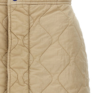 Burberry Quilted Nylon Skirt