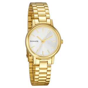 Essentials White Dial & Stainless Steel Strap