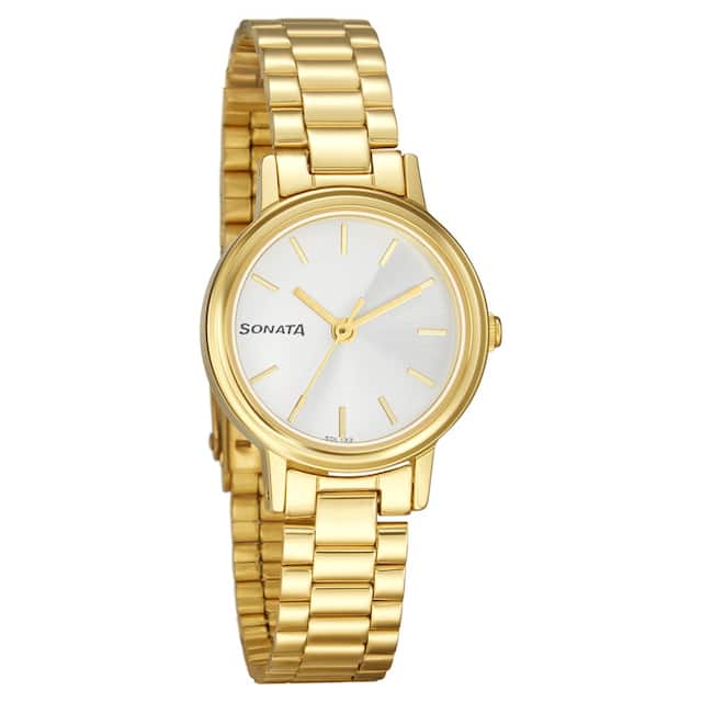 Essentials White Dial & Stainless Steel Strap