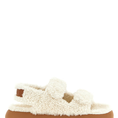 Moon Boot Shearling Sandals