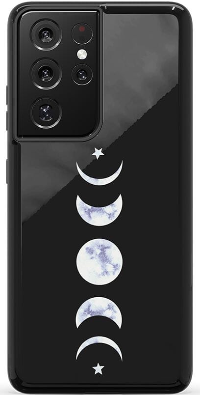 It's Just a Phase | Marble Moon Samsung Case