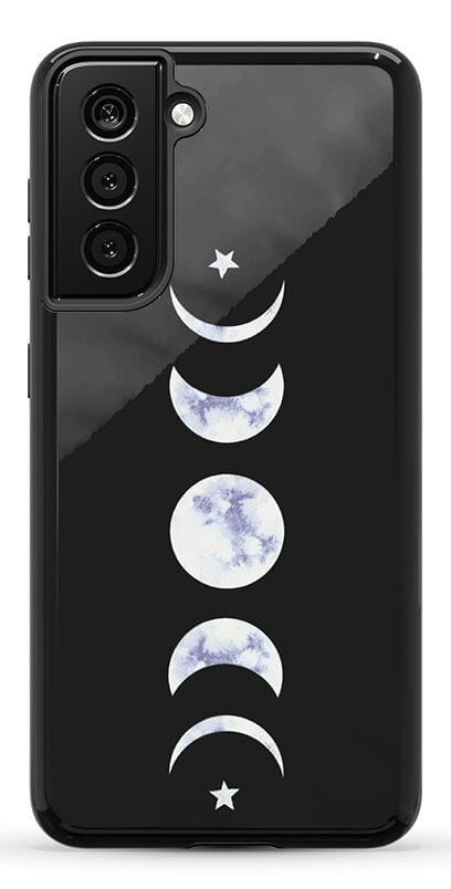 It's Just a Phase | Marble Moon Samsung Case