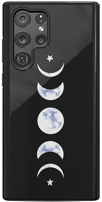 It's Just a Phase | Marble Moon Samsung Case