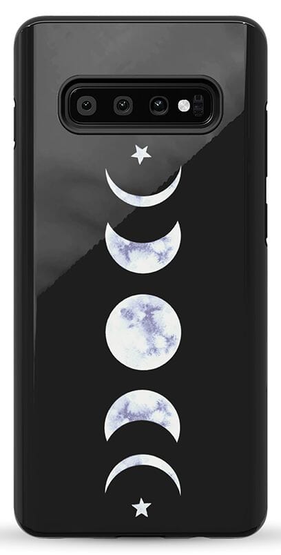 It's Just a Phase | Marble Moon Samsung Case