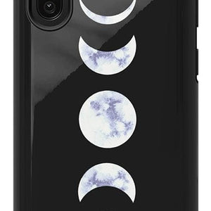 It's Just a Phase | Marble Moon Samsung Case