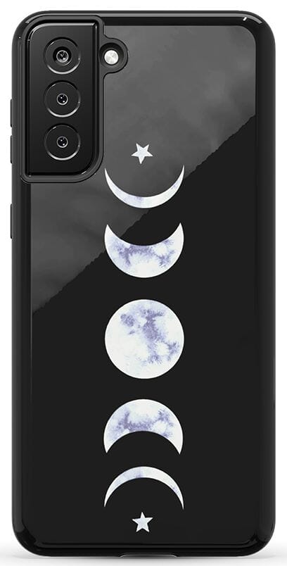 It's Just a Phase | Marble Moon Samsung Case