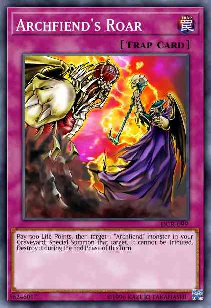 Archfiend's Roar - DR1-EN261 - Common - Unlimited