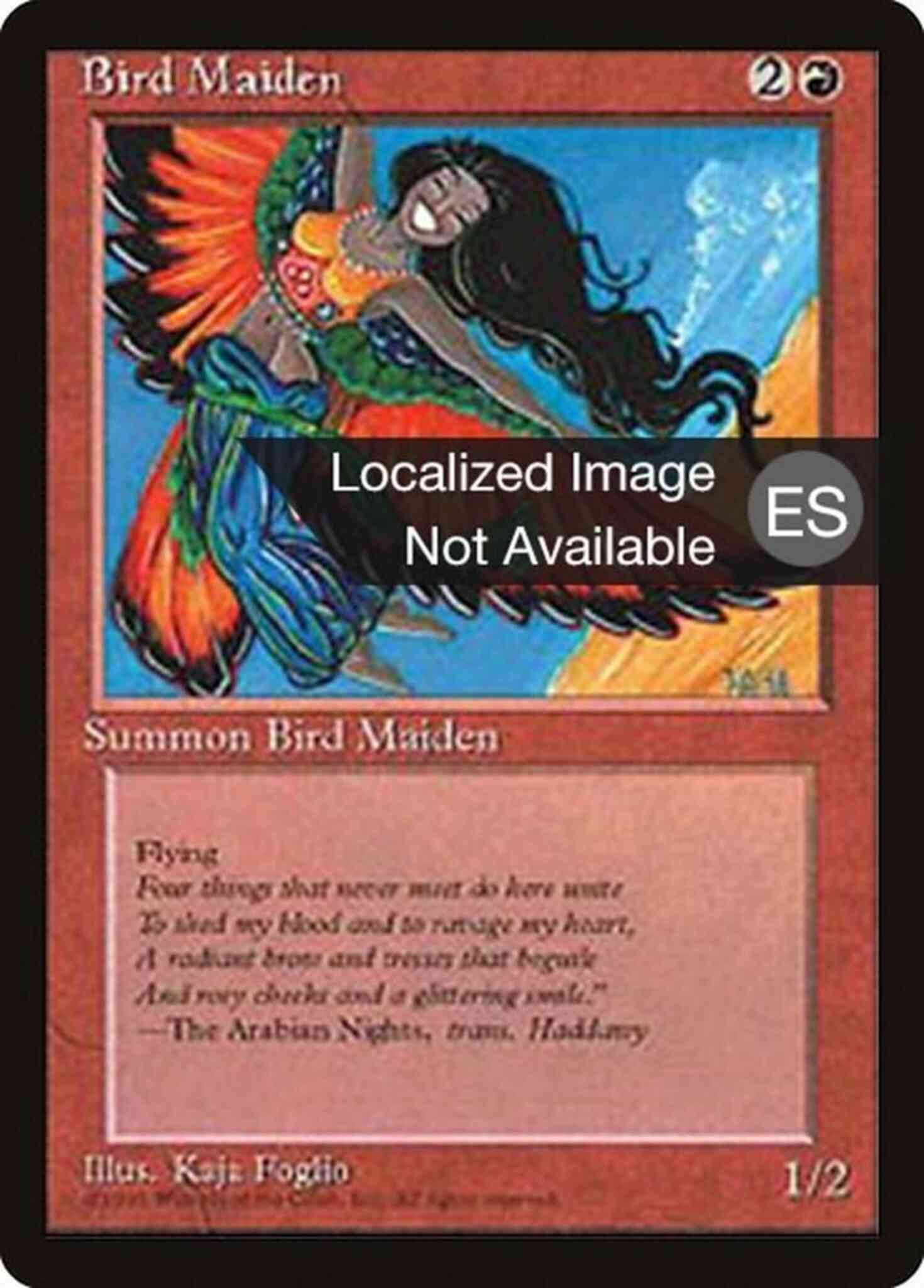 Bird Maiden - Japanese [177] [Fourth Edition Black Border: Japanese] [Non-Foil]