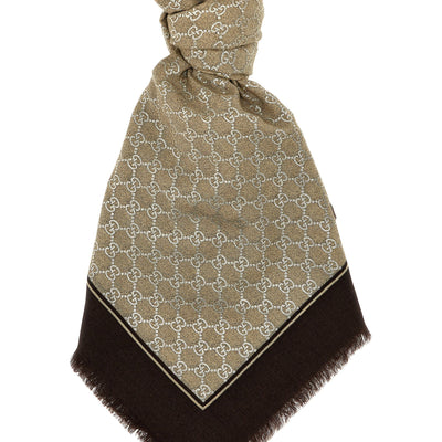 Gucci Gg Lamé Scarf