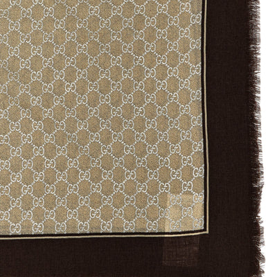 Gucci Gg Lamé Scarf